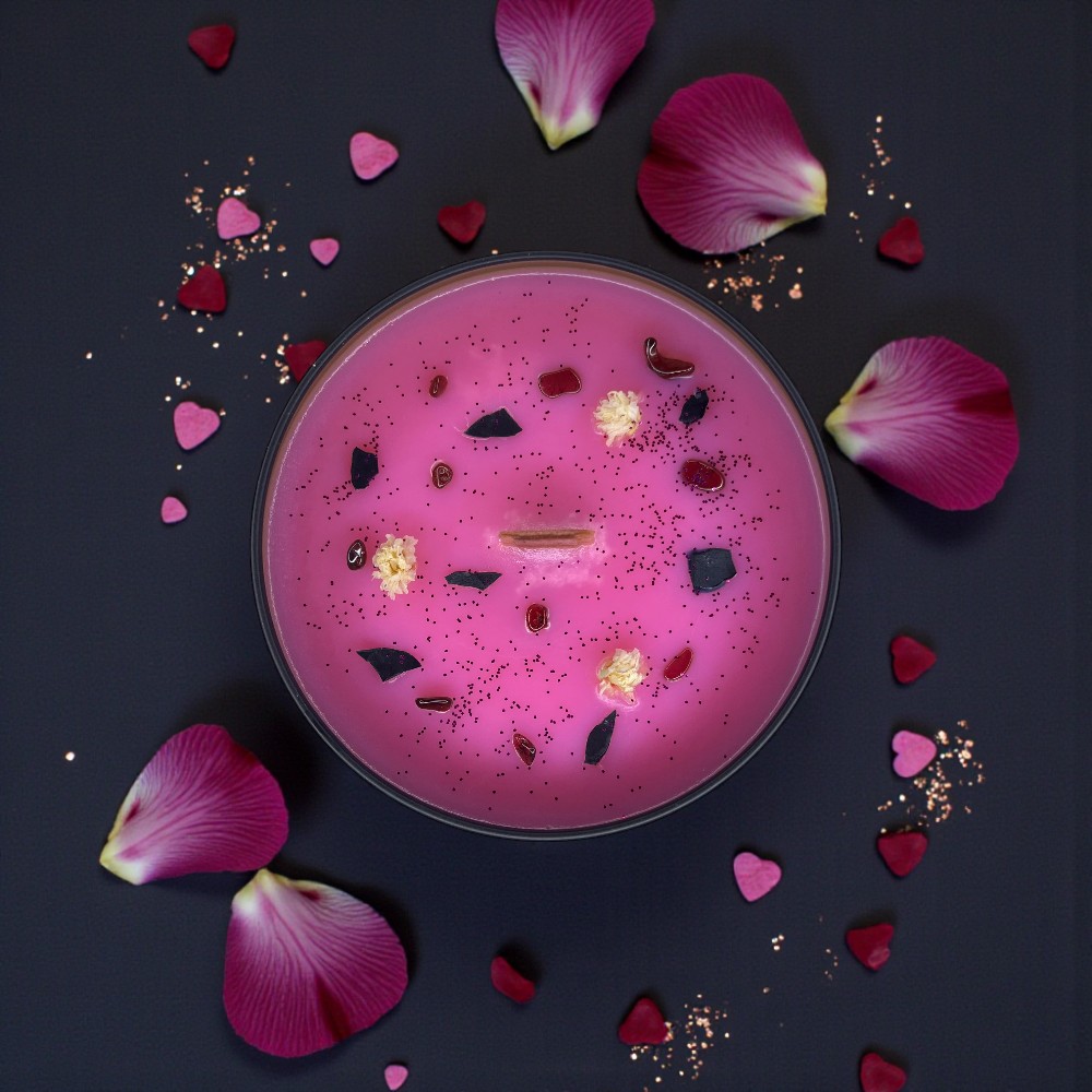 Bougie Always à la rose éternelle, cadeau romantique pour la Saint-Valentin