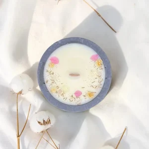 Bougie fleur de coton