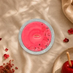 Bougie pomme d'amour